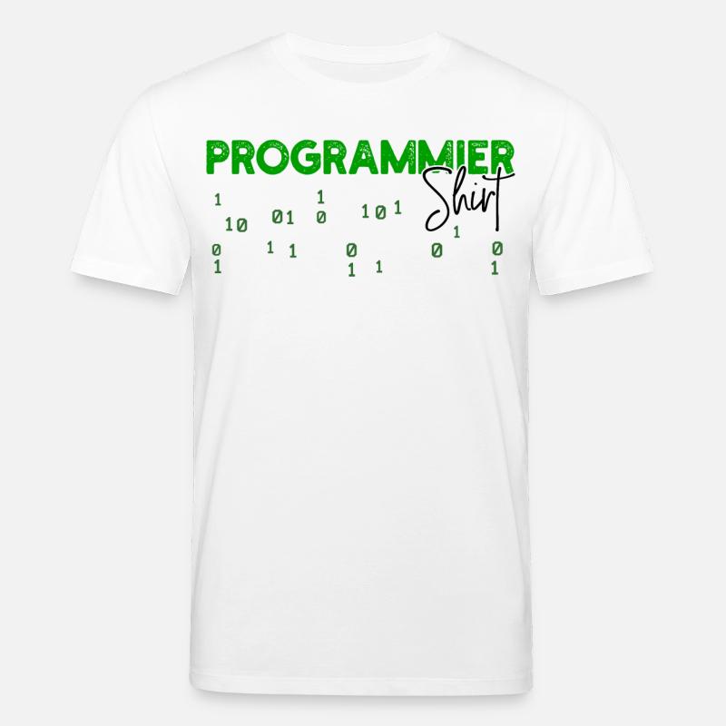 Programmeur Développeur Code Statement Scripting - T-shirt bio CREATOR Stanley/Stella Unisexe - blanc