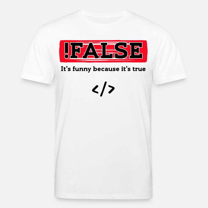 Code Debug Programmeur Développeur Dictons amusants - T-shirt bio CREATOR Stanley/Stella Unisexe - blanc