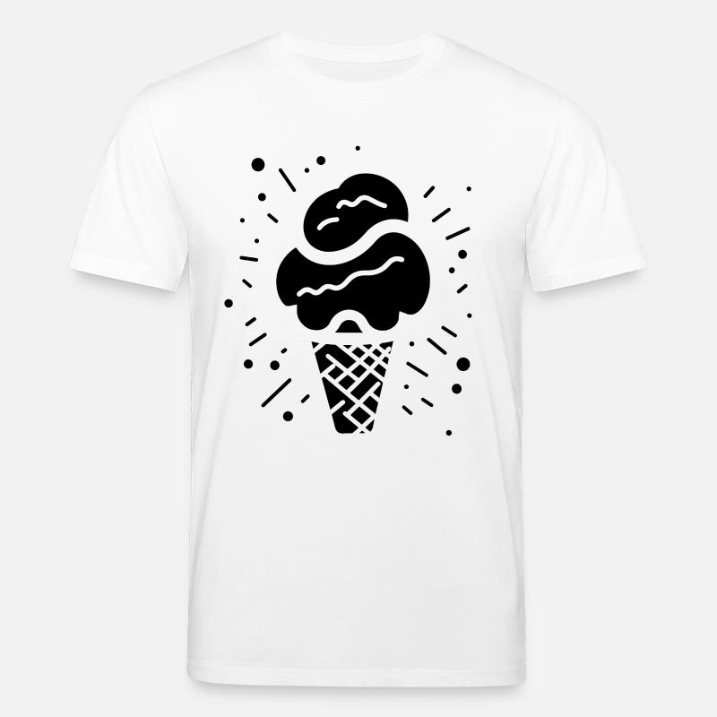 Eiscreme - Stanley/Stella Unisex Bio-T-Shirt CREATOR  - Weiß