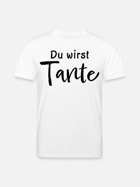 Du wirst Tante - Stanley/Stella Unisex Bio-T-Shirt CREATOR  - Weiß