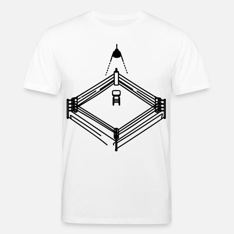 Graphique de ring de boxe - T-shirt bio CREATOR Stanley/Stella Unisexe - blanc