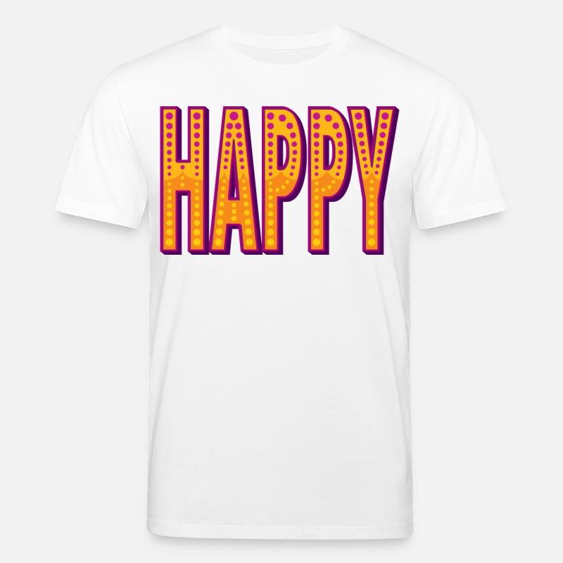 Fröhlicher Zirkusstil - Stanley/Stella Unisex Bio-T-Shirt CREATOR  - Weiß