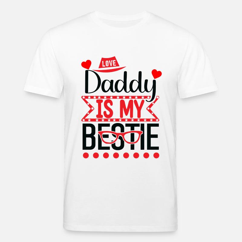 Bester Papa - Stanley/Stella Unisex Bio-T-Shirt CREATOR  - Weiß