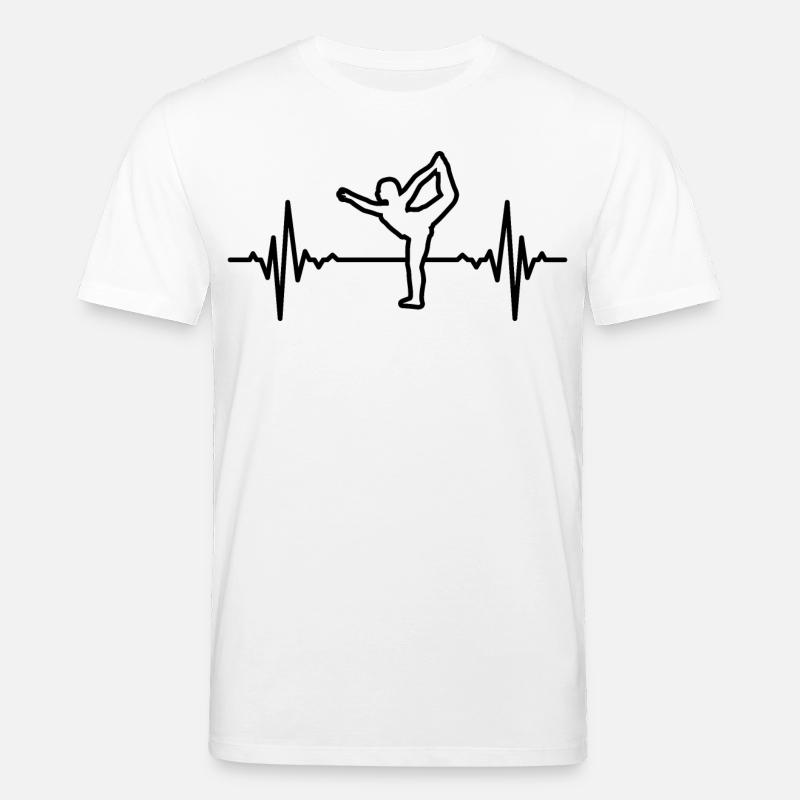 Yogini Herzfrequenz - Stanley/Stella Unisex Bio-T-Shirt CREATOR  - Weiß