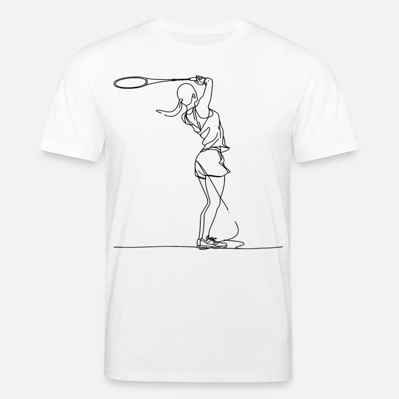 Badminton Mädchen - Stanley/Stella Unisex Bio-T-Shirt CREATOR  - Weiß