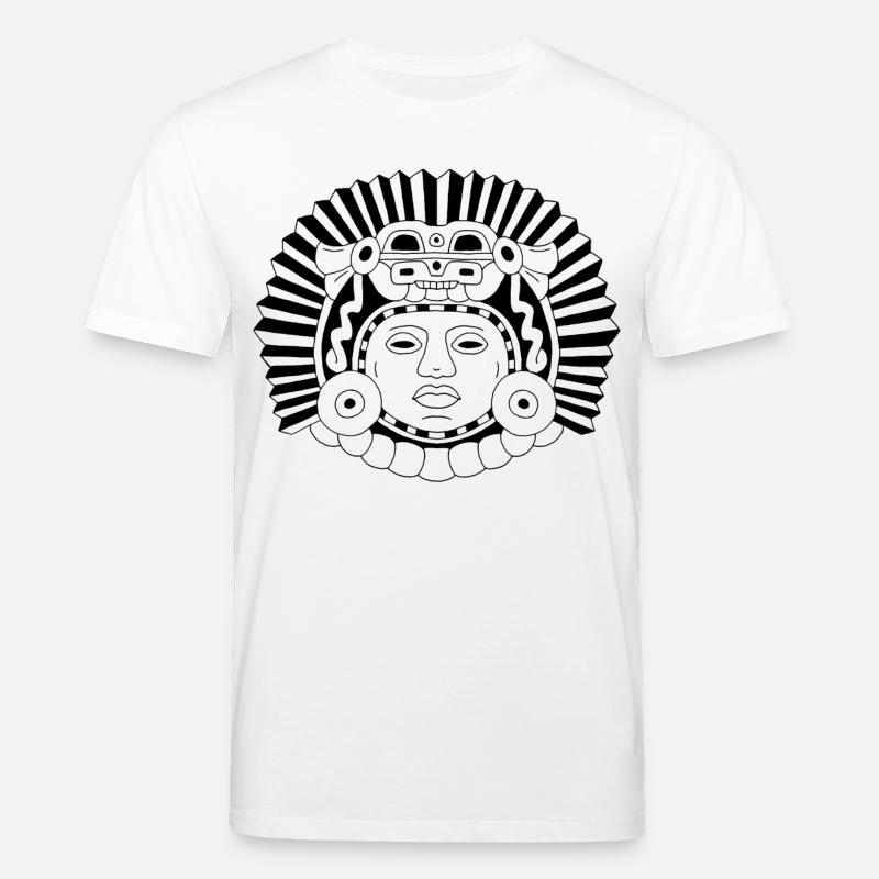 Aztekischer Drachenkönig - Stanley/Stella Unisex Bio-T-Shirt CREATOR  - Weiß