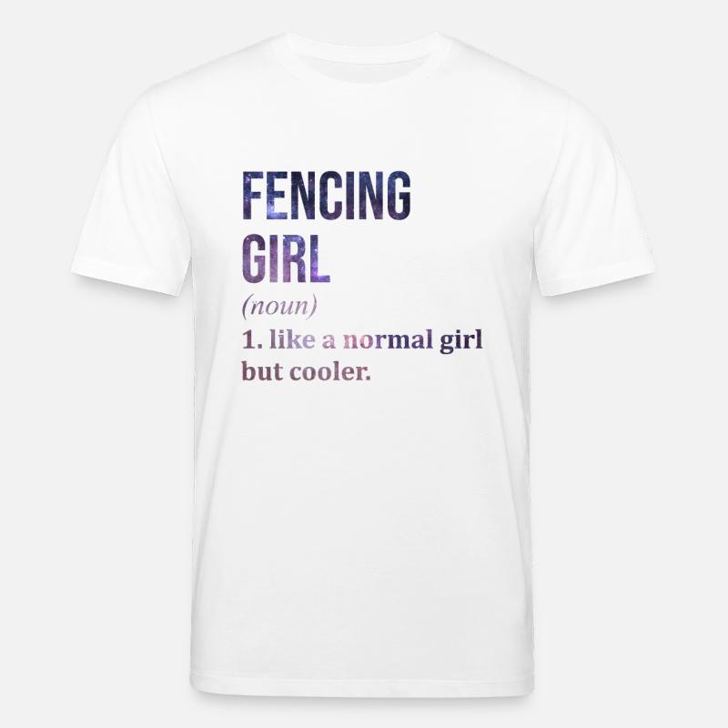 Fechten - Stanley/Stella Unisex Bio-T-Shirt CREATOR  - Weiß
