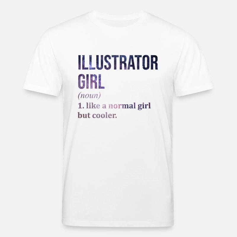 Illustrator - Stanley/Stella Unisex Bio-T-Shirt CREATOR  - Weiß