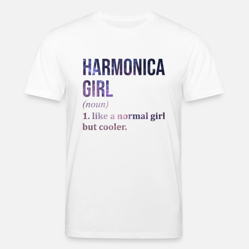 Harmonica Harmonica Harmonica - T-shirt bio CREATOR Stanley/Stella Unisexe - blanc
