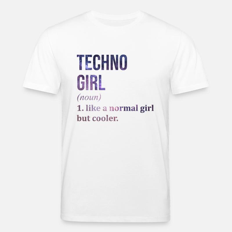 Techno Techno Techno - Stanley/Stella Unisex Bio-T-Shirt CREATOR  - Weiß