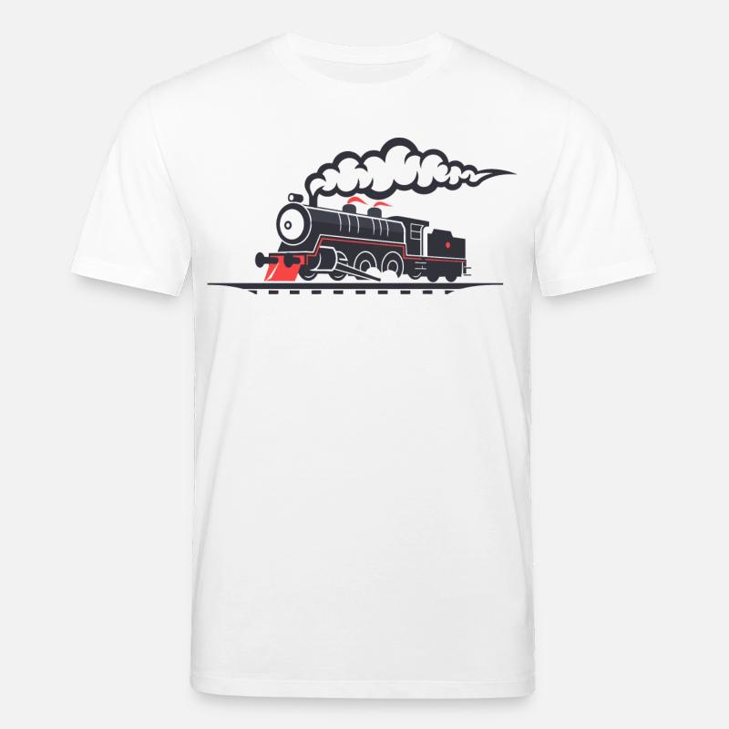 Eisenbahn - Stanley/Stella Unisex Bio-T-Shirt CREATOR  - Weiß