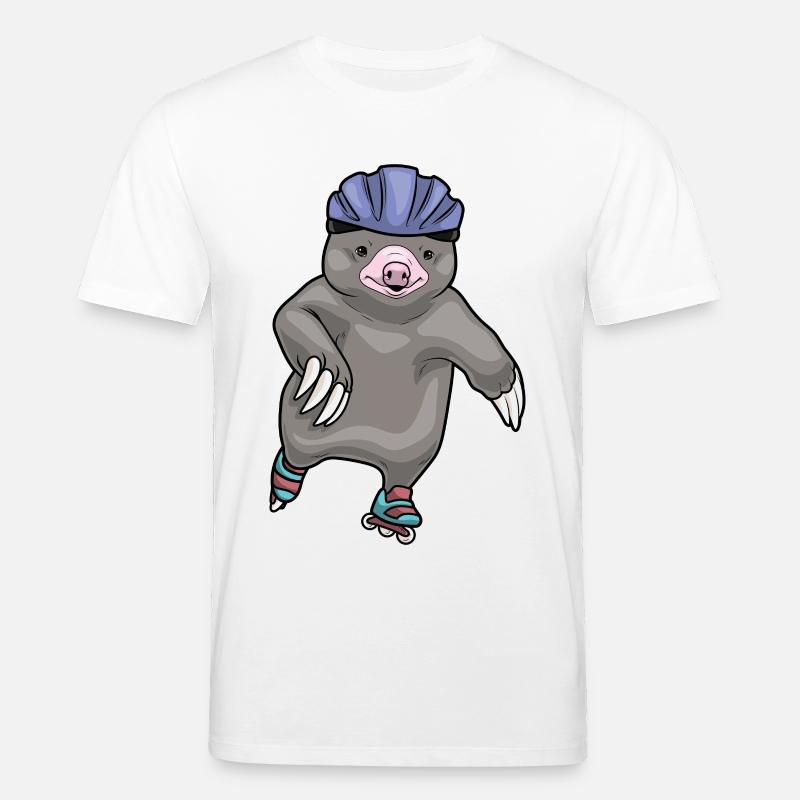 Maulwurf Inline skating Inline skates - Stanley/Stella Unisex Bio-T-Shirt CREATOR  - Weiß
