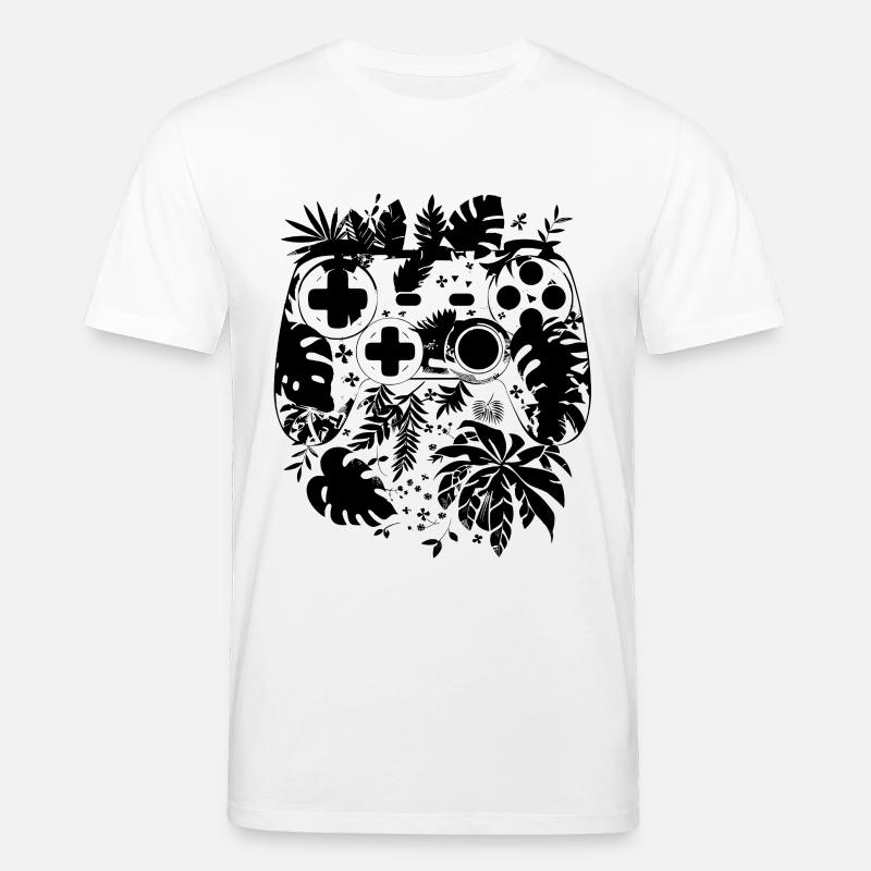 Game Controller Comic Style - Stanley/Stella CREATOR Unisex Organic T-Shirt - white