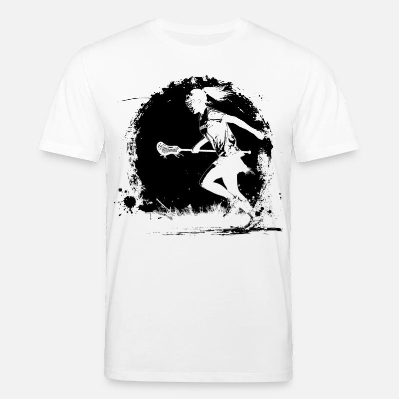 Lacrosse Spielerin - Stanley/Stella Unisex Bio-T-Shirt CREATOR - Weiß