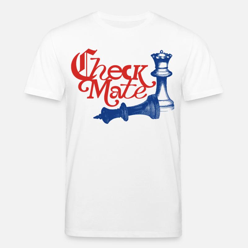 Check Mate Statement - Stanley/Stella Unisex Bio-T-Shirt CREATOR  - Weiß