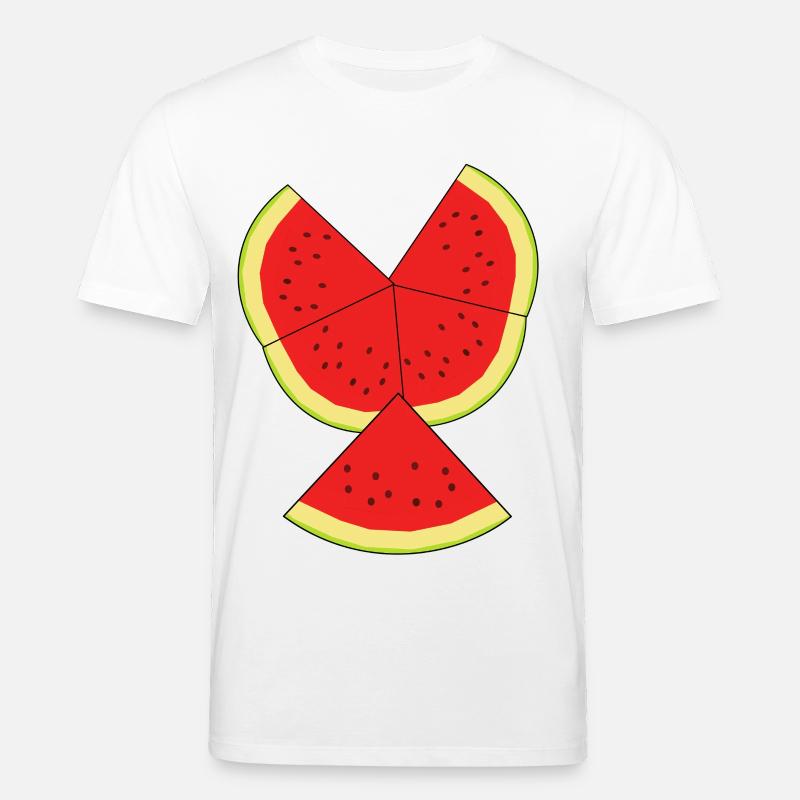 Melon Rafraîchissement d’été Fruit Fruit - T-shirt bio CREATOR Stanley/Stella Unisexe - blanc