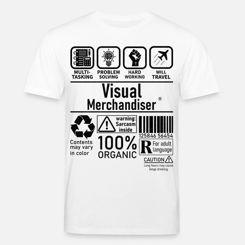 Visual Merchandiser résolution de problèmes multitâches - T-shirt bio CREATOR Stanley/Stella Unisexe - blanc
