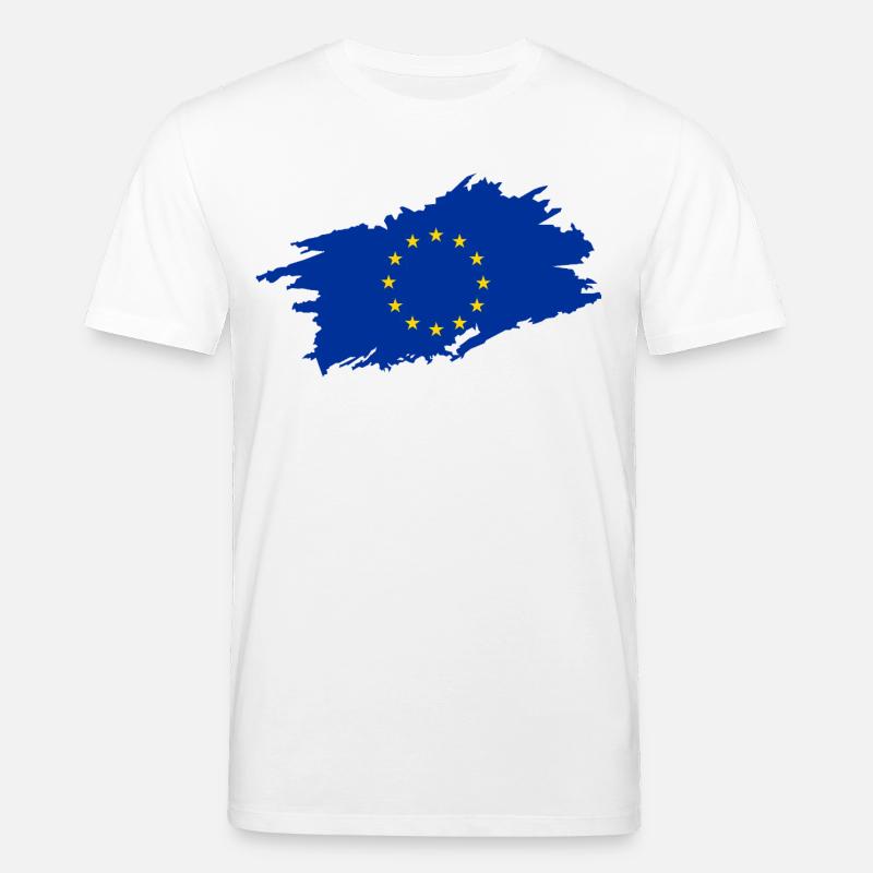 Drapeau de l’Union européenne - T-shirt bio CREATOR Stanley/Stella Unisexe - blanc