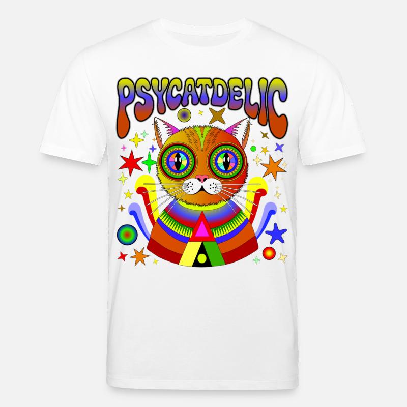 PSYCATDELIC - Stanley/Stella Unisex Bio-T-Shirt CREATOR  - Weiß