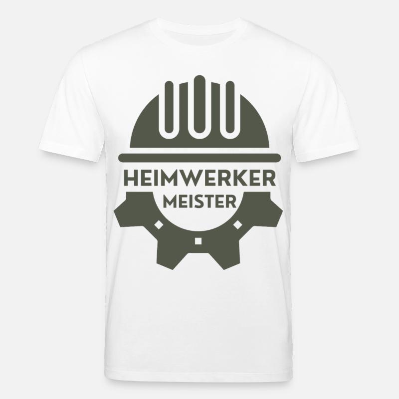 DIY Master – Proud DIY Design - T-shirt bio CREATOR Stanley/Stella Unisexe - blanc