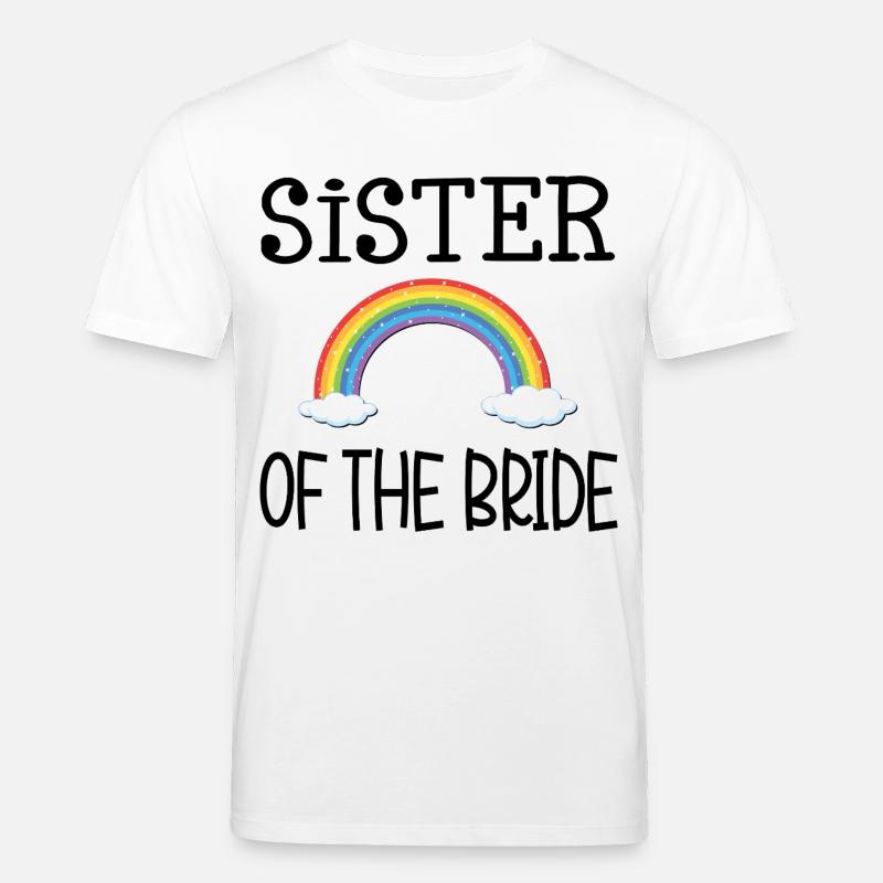 REGENBOGENSCHWESTER DER BRAUT - Stanley/Stella Unisex Bio-T-Shirt CREATOR  - Weiß