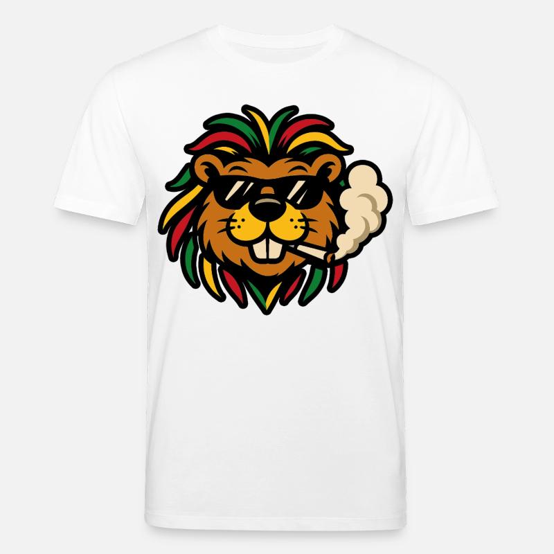 Reggae Bobr – Rasta Bober - Stanley/Stella Unisex Bio-T-Shirt CREATOR  - Weiß