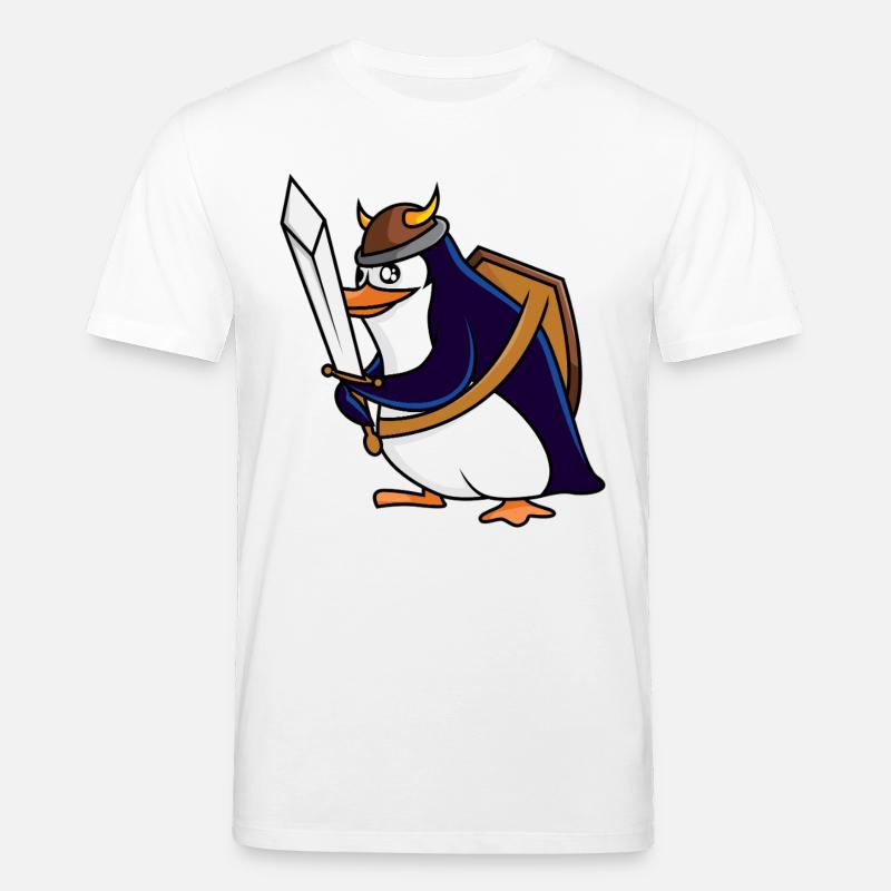 Wikinguin – Eiskalt erobert - Stanley/Stella Unisex Bio-T-Shirt CREATOR  - Weiß