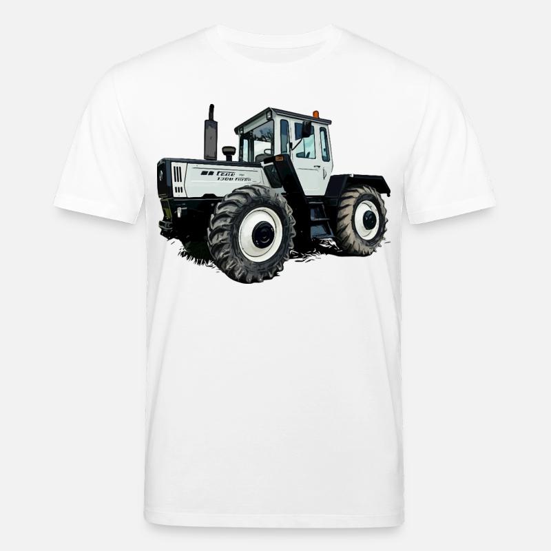 Ackerlegende in Grau - Stanley/Stella Unisex Bio-T-Shirt CREATOR  - Weiß