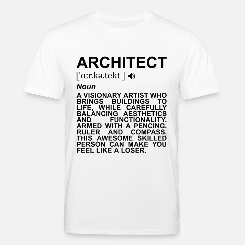 Signification de l’architecte - T-shirt bio CREATOR Stanley/Stella Unisexe - blanc