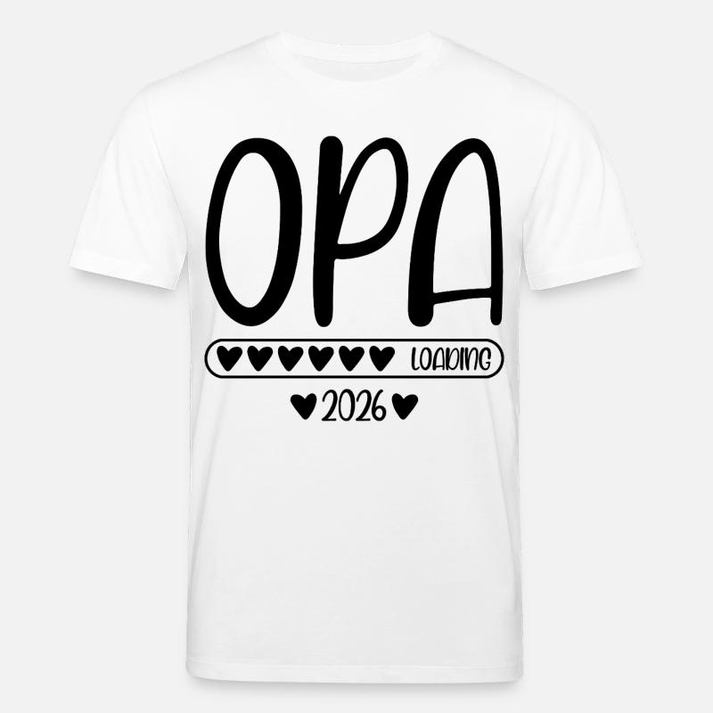 Opa 2026 loading - Stanley/Stella Unisex Bio-T-Shirt CREATOR  - Weiß