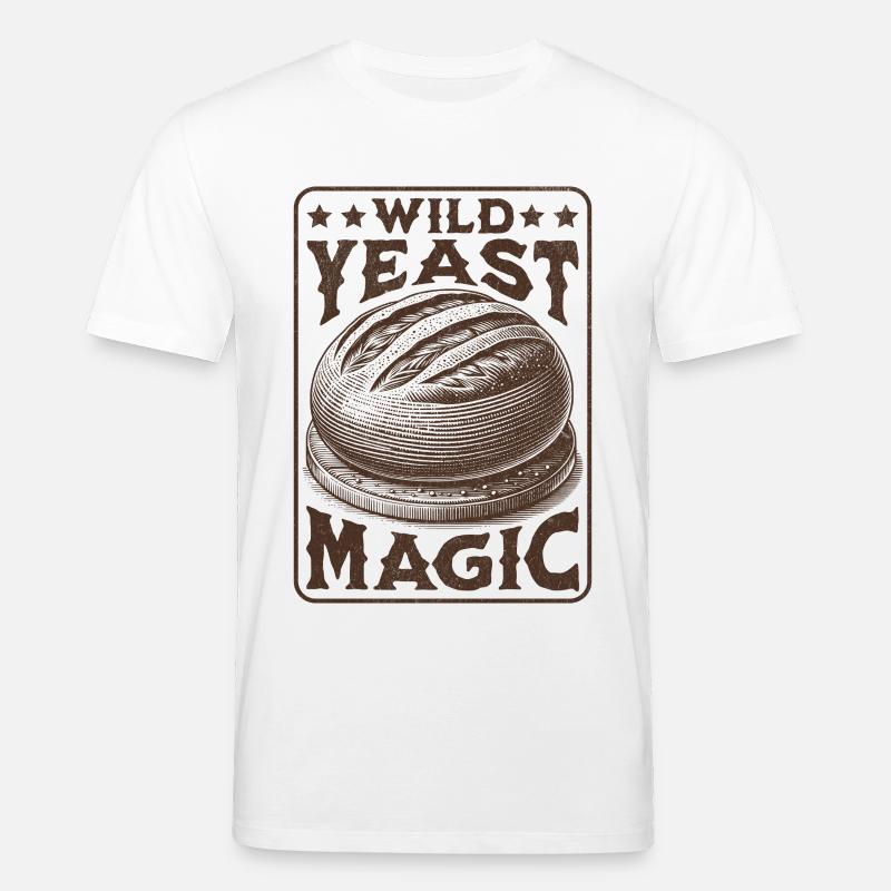 Wilde Hefe Magic Sauerteig Brot Liebhaber - Stanley/Stella Unisex Bio-T-Shirt CREATOR  - Weiß