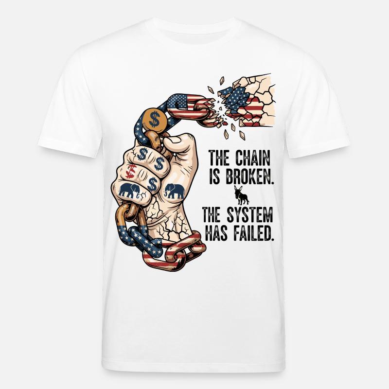 The System Has Failed - Stanley/Stella Unisex Bio-T-Shirt CREATOR  - Weiß
