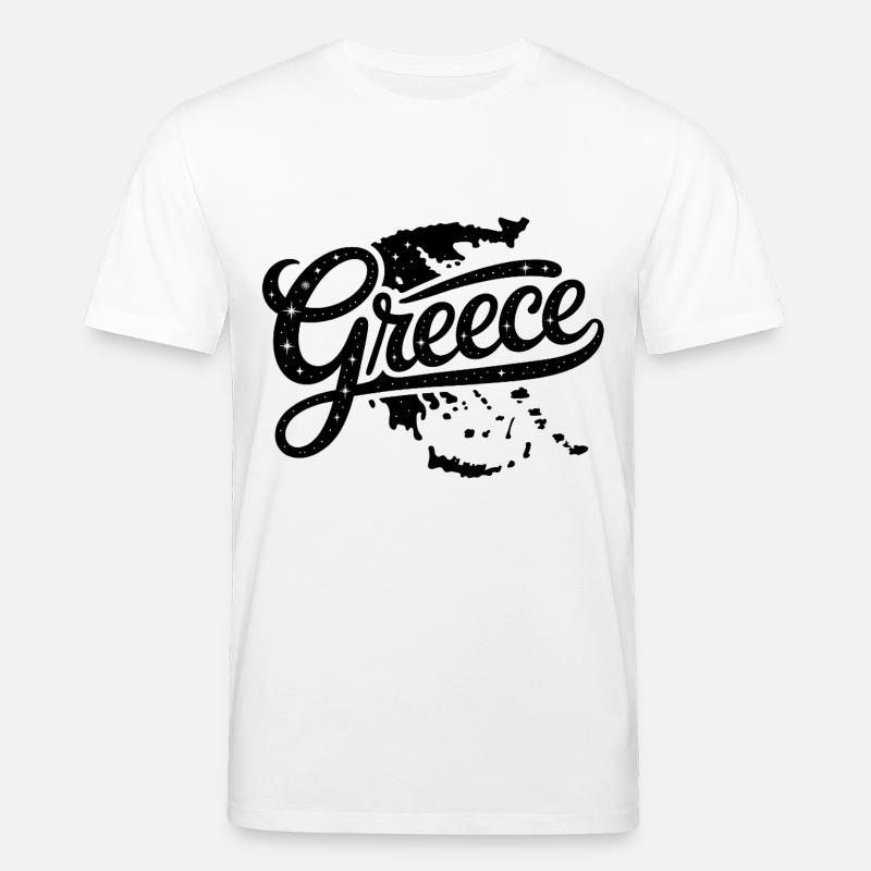 Grèce - Conception de souvenirs - T-shirt bio CREATOR Stanley/Stella Unisexe - blanc