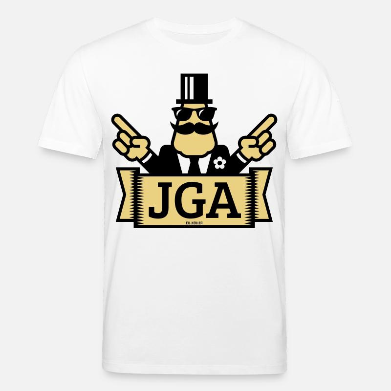 JGA Handzeichen (Junggesellenabschied / 2C) - Stanley/Stella Unisex Bio-T-Shirt CREATOR  - Weiß