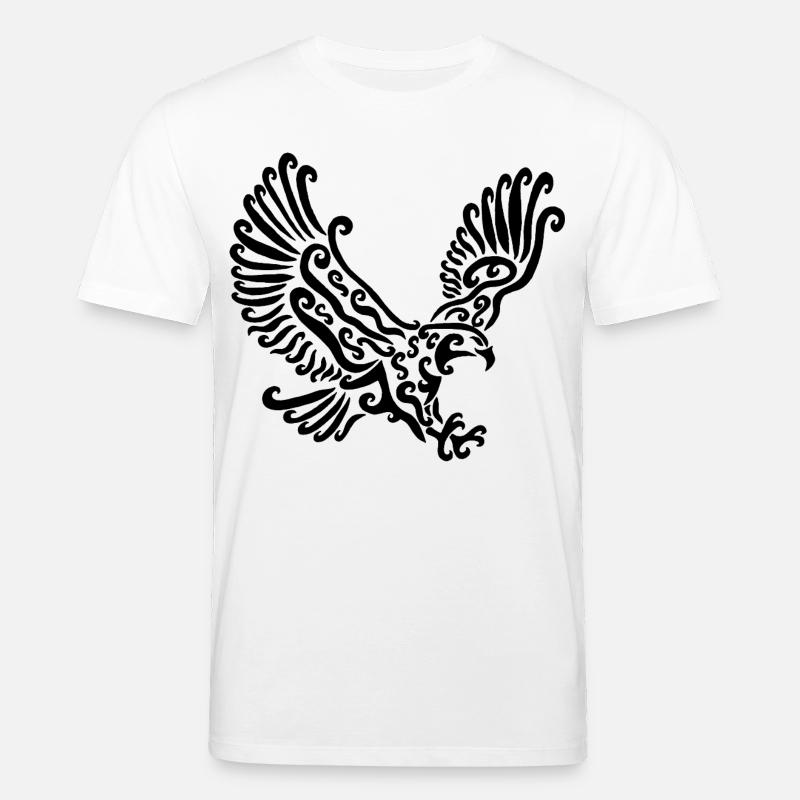 Black Eagle - Stanley/Stella CREATOR Unisex Organic T-Shirt - white