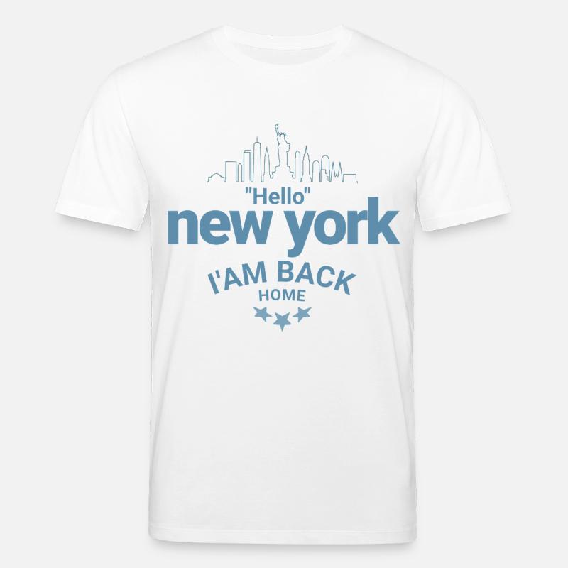 New York Back Home Design - Stanley/Stella Unisex Bio-T-Shirt CREATOR - Weiß