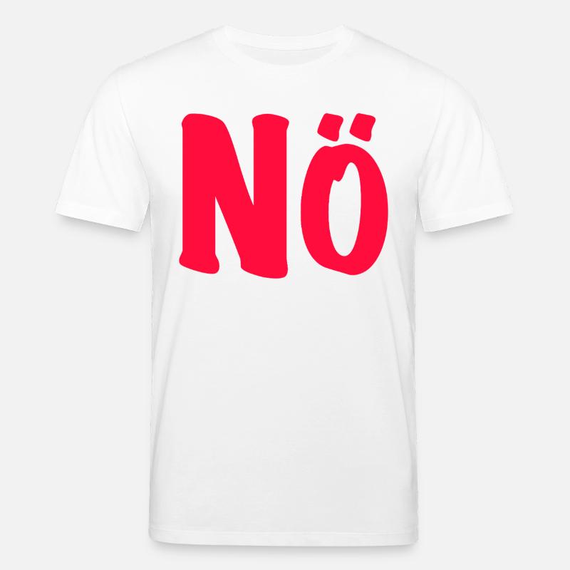 Nö - Bin dagegen - Null Bock  - Stanley/Stella Unisex Bio-T-Shirt CREATOR  - Weiß