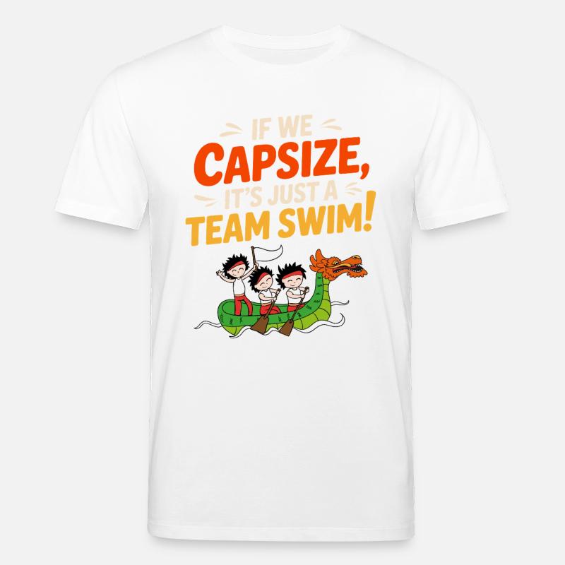 Équipage de course de bateaux-dragons - T-shirt bio CREATOR Stanley/Stella Unisexe - blanc