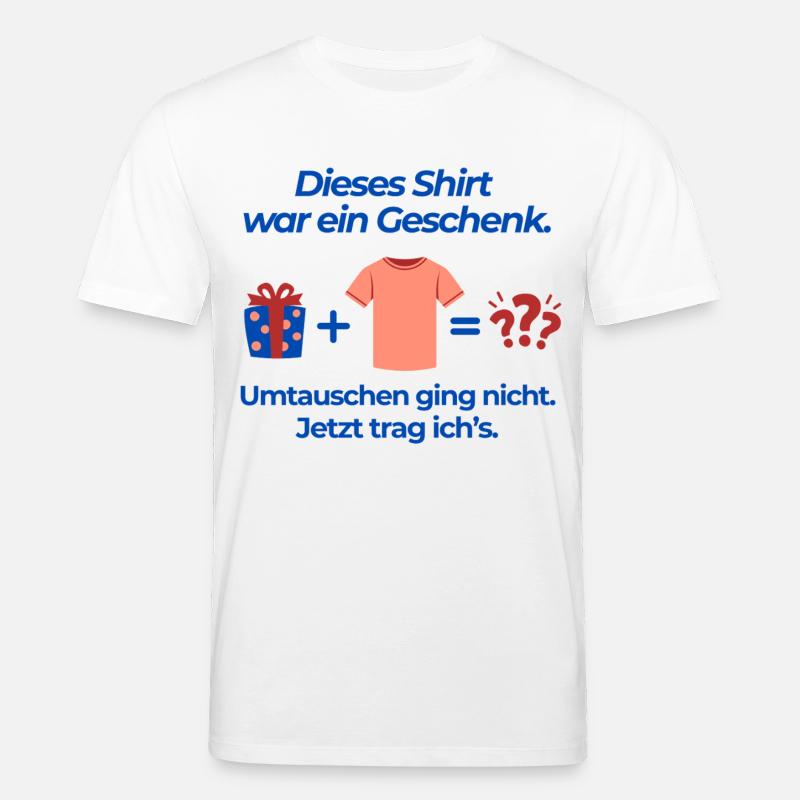 Dieses Shirt war ein Geschenk - Stanley/Stella Unisex Bio-T-Shirt CREATOR - Weiß