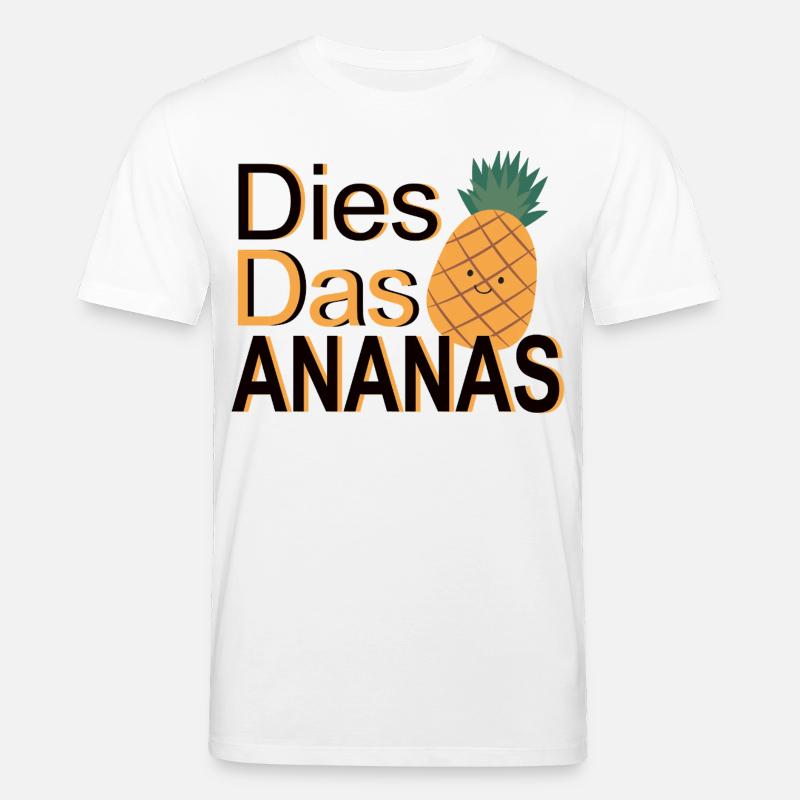 C’est l’ananas – Jeu de mots - T-shirt bio CREATOR Stanley/Stella Unisexe - blanc