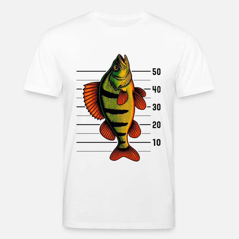 Barsch Flussbarsch Barschangeln Barsche Barsch - Stanley/Stella Unisex Bio-T-Shirt CREATOR  - Weiß