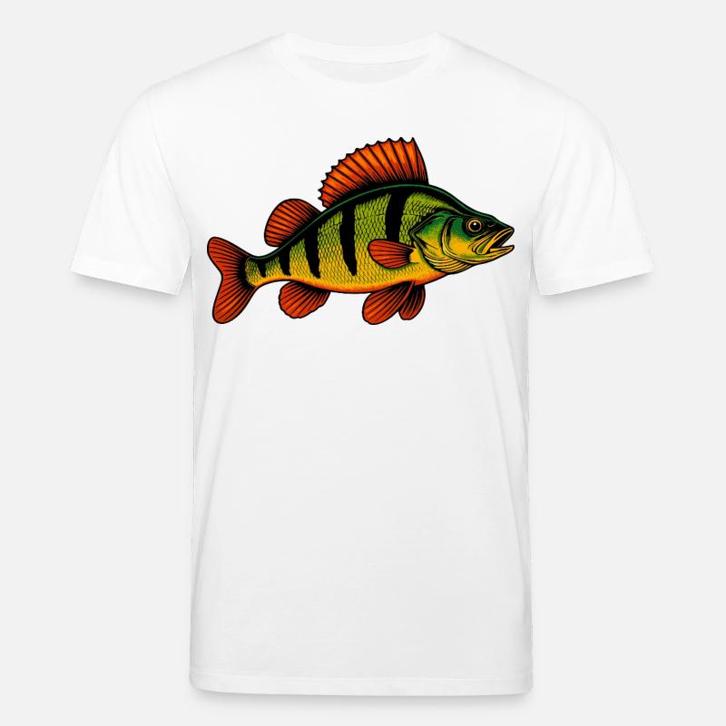 Barsch Flussbarsch Barschangeln Barsche Barsch - Stanley/Stella Unisex Bio-T-Shirt CREATOR  - Weiß
