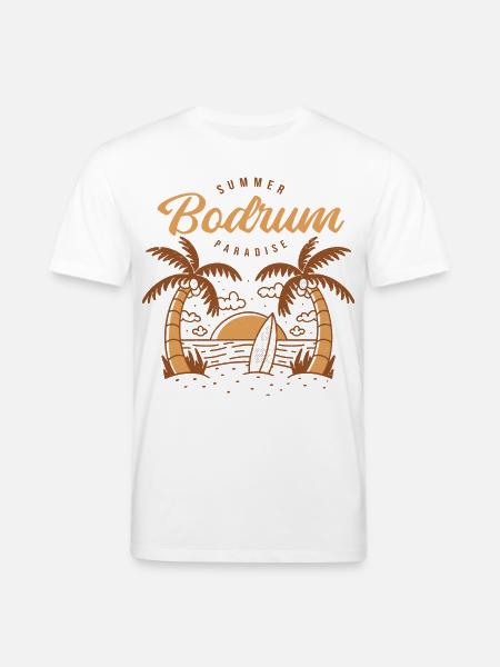 Türkisch Style Design – Sommerparadies Bodrum - Stanley/Stella Unisex Bio-T-Shirt CREATOR - Weiß
