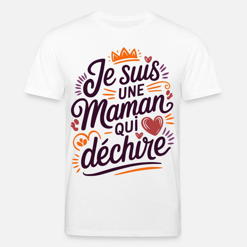 Ich bin eine Killer-Mutter - Stanley/Stella Unisex Bio-T-Shirt CREATOR  - Weiß