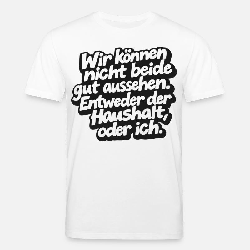 Dire drôle à la maison - T-shirt bio CREATOR Stanley/Stella Unisexe - blanc