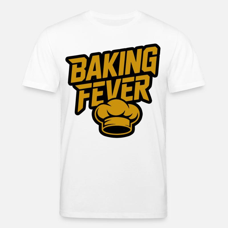 Baking Fever: Chef Hat Graphic - Stanley/Stella Unisex Bio-T-Shirt CREATOR  - Weiß