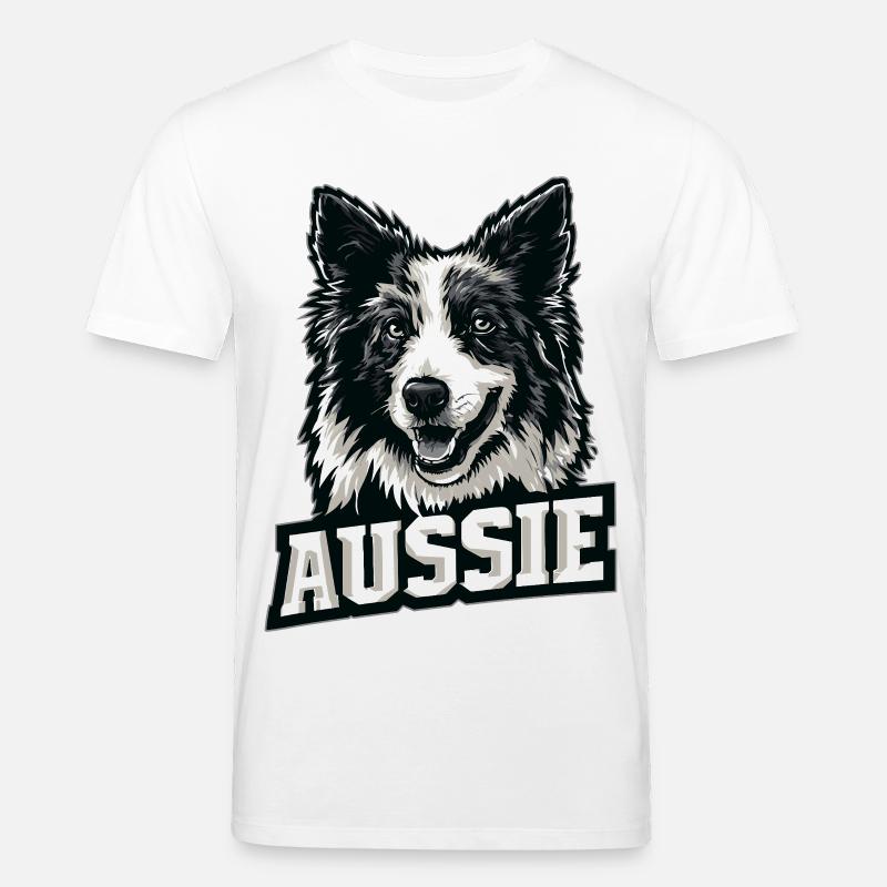 Australian Shepherd – Aussie Pride - Stanley/Stella Unisex Bio-T-Shirt CREATOR  - Weiß