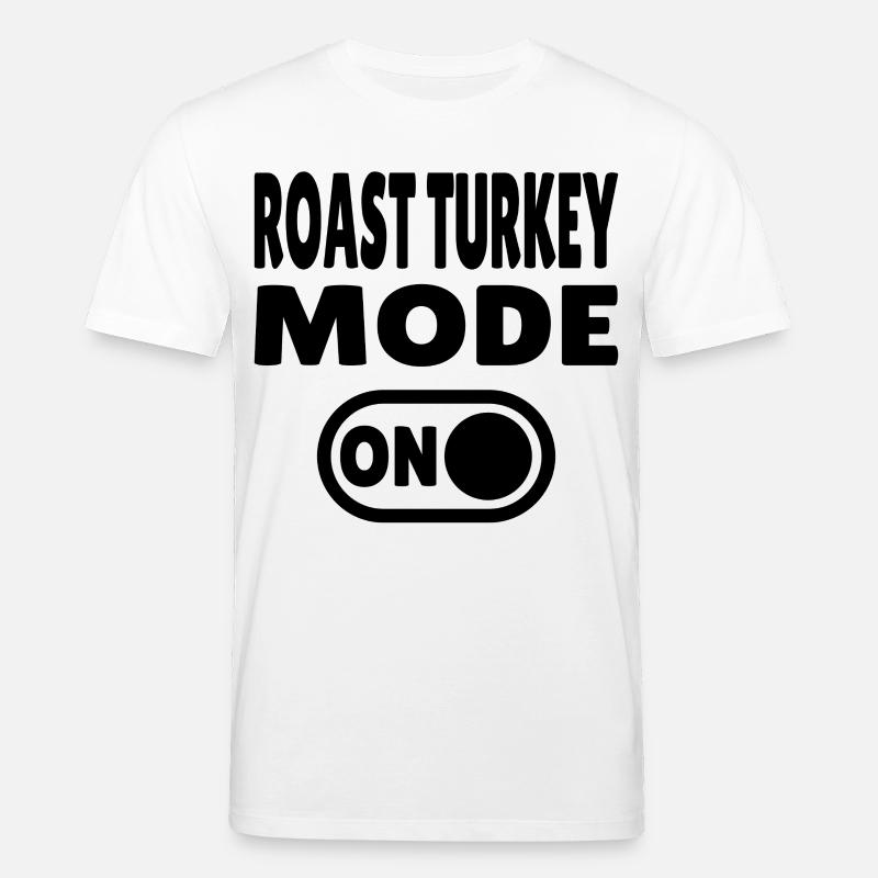 Mode dinde rôtie activé - T-shirt bio CREATOR Stanley/Stella Unisexe - blanc