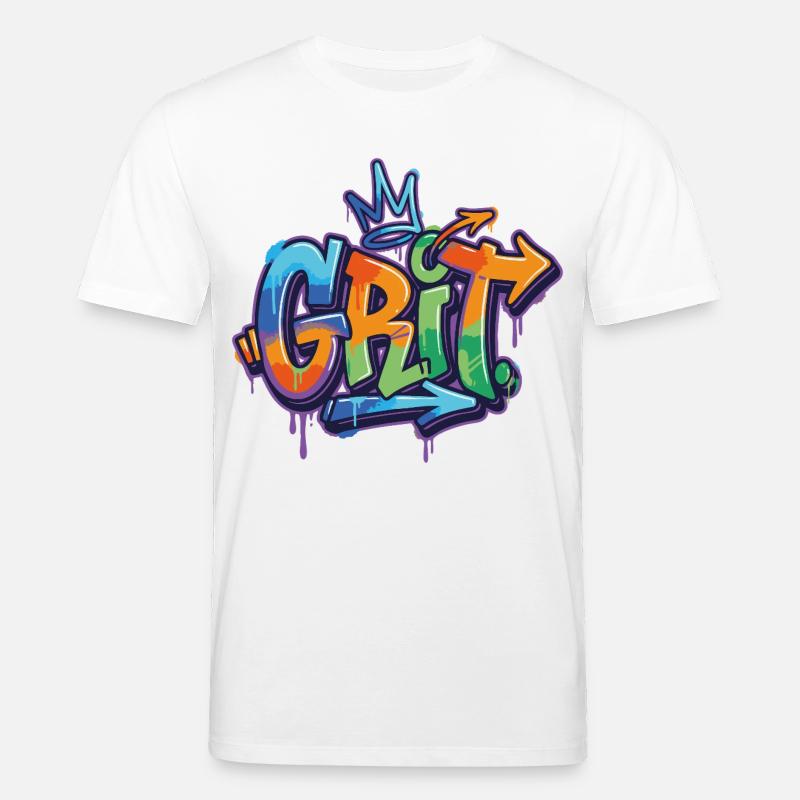 Motivation du graffiti de grain - T-shirt bio CREATOR Stanley/Stella Unisexe - blanc