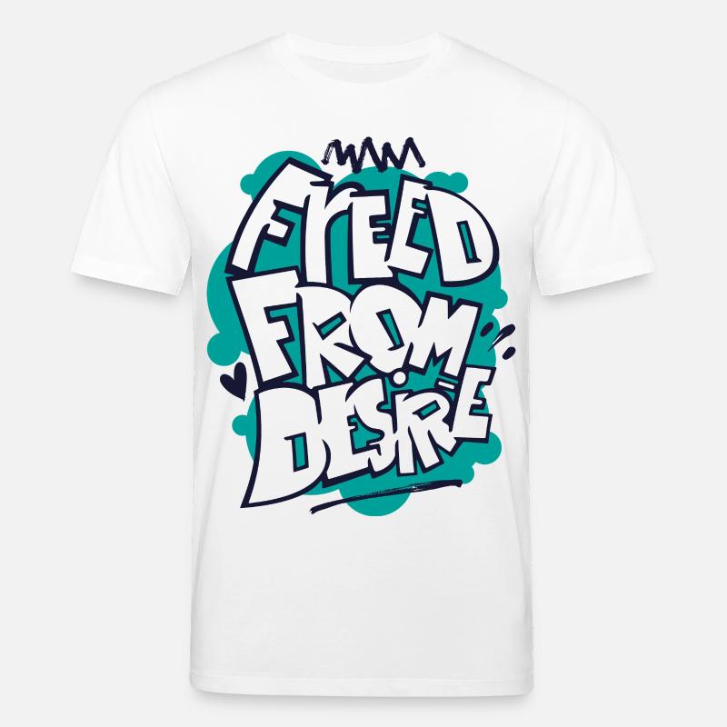 Feed From Desire Graffiti Tee - Stanley/Stella Unisex Bio-T-Shirt CREATOR  - Weiß
